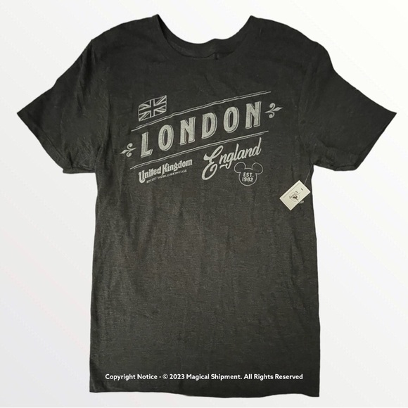 Disney Parks - EPCOT World Showcase - United Kingdom Pavilion "London" Shirt - Picture 1 of 3
